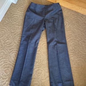 Loft slacks- lightweight denim color-